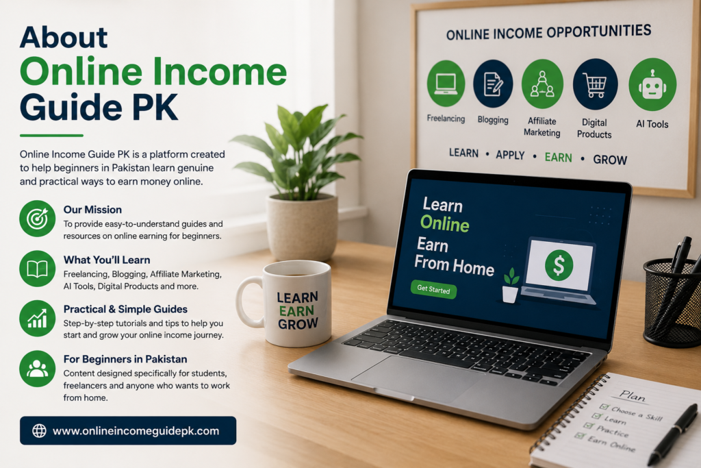 About Online Income Guide PK-online Earning Guide for Beginner in Pakistan