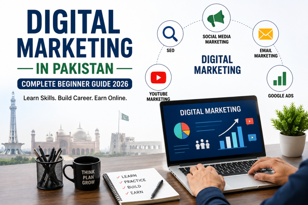 Digital marketing in Pakistan complete beginner guide 2026