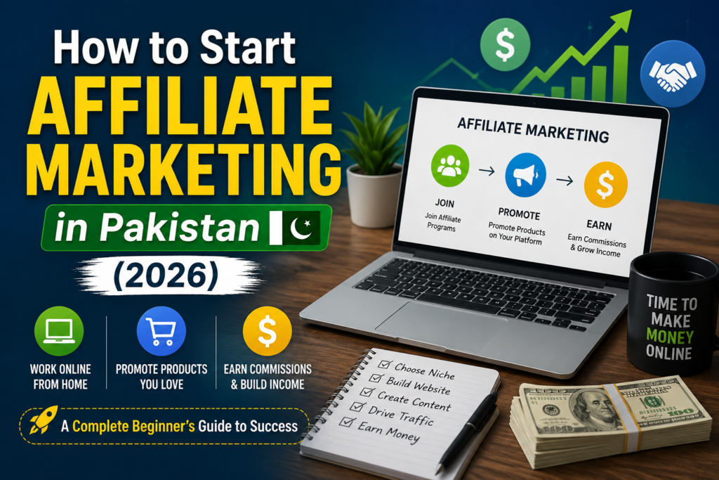 how to start affiliate marketing in Pakistan