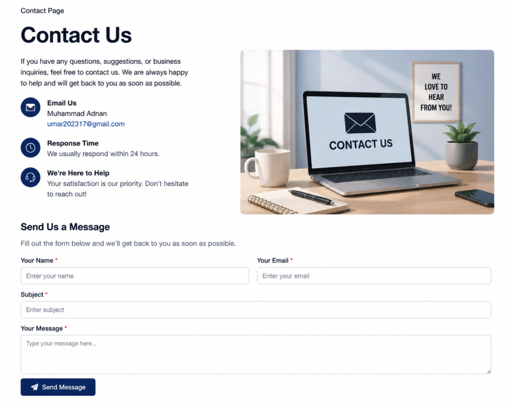 Contact Us
