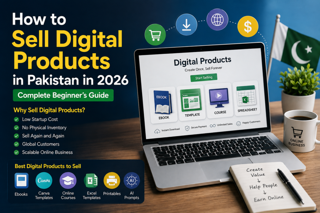 How to Sell Digital Products in Pakistan in 2026: Complete Guide